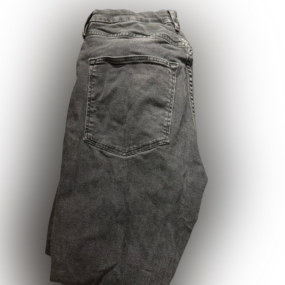 Black/Dark Grey @Denim H&M Curvy Fit Super Skinny High Waist Ankle jeans, sz 8 - Picture 2 of 7